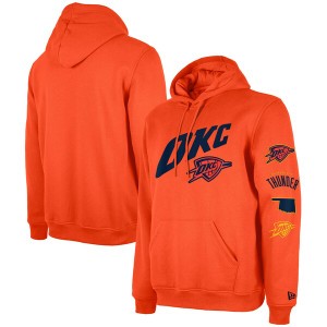 ニューエラ メンズ パーカー・スウェットシャツ アウター Oklahoma City Thunder New Era Big & Tall 2023/24 City Edition Jersey Pullo