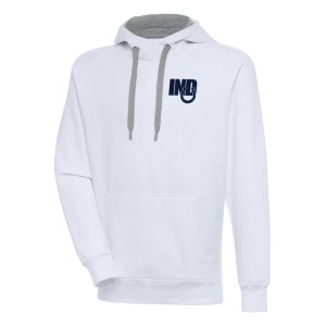 アンティグア メンズ パーカー・スウェットシャツ アウター Indianapolis Colts Antigua Victory Pullover Hoodie White