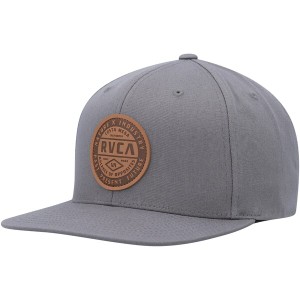 ルーカ メンズ 帽子 アクセサリー RVCA Standard Issue Snapback Hat Gray