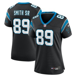 ナイキ レディース Tシャツ トップス Steve Smith Sr. Carolina Panthers Nike Women's Retired Player Game Jersey Black