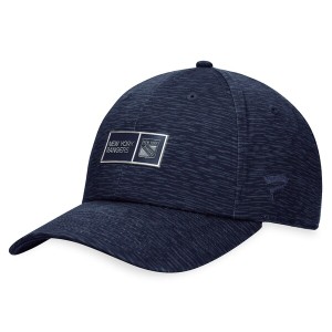 ファナティクス メンズ 帽子 アクセサリー New York Rangers Fanatics Branded Authentic Pro Road Adjustable Hat Navy