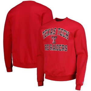 チャンピオン メンズ パーカー・スウェットシャツ アウター Texas Tech Red Raiders Champion High Motor Pullover Sweatshirt Red