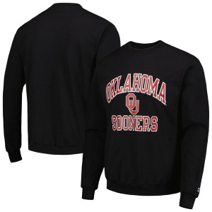 チャンピオン メンズ パーカー・スウェットシャツ アウター Oklahoma Sooners Champion High Motor Pullover Sweatshirt Black