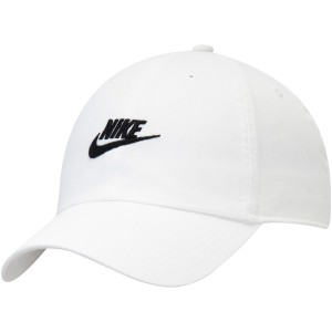ナイキ メンズ 帽子 アクセサリー Nike Futura Heritage 86 2.0 Team Adjustable Hat White