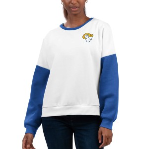 カールバンクス レディース パーカー・スウェットシャツ アウター Los Angeles Rams GIII 4Her by Carl Banks Women's AGame Pullover Sw