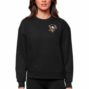 アンティグア レディース パーカー・スウェットシャツ アウター Pittsburgh Penguins Antigua Women's Victory Crewneck Pullover Sweats