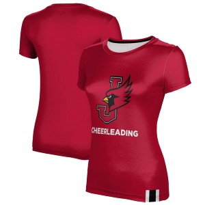 プロスフィア レディース Tシャツ トップス William Jewell Cardinals Women's Cheerleading TShirt Cardinal