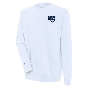 アンティグア メンズ パーカー・スウェットシャツ アウター Indianapolis Colts Antigua Victory Pullover Sweatshirt White