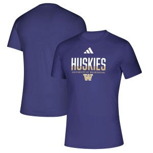 アディダス メンズ Tシャツ トップス Washington Huskies adidas Creator TShirt Purple