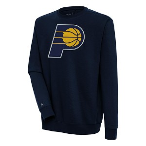 アンティグア メンズ パーカー・スウェットシャツ アウター Indiana Pacers Antigua Victory Pullover Sweatshirt Navy