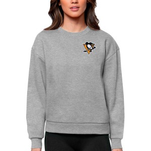 アンティグア レディース パーカー・スウェットシャツ アウター Pittsburgh Penguins Antigua Women's Victory Crewneck Pullover Sweats