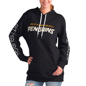 カールバンクス レディース パーカー・スウェットシャツ アウター Pittsburgh Penguins GIII 4Her by Carl Banks Women's Overtime Pullo