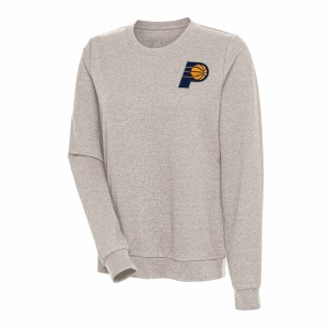 アンティグア レディース パーカー・スウェットシャツ アウター Indiana Pacers Antigua Women's Action Pullover Sweatshirt Oatmeal