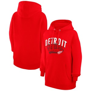 カールバンクス レディース パーカー・スウェットシャツ アウター Detroit Red Wings G III 4Her by Carl Banks Women's Filigree Logo P