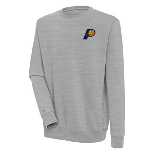 アンティグア メンズ パーカー・スウェットシャツ アウター Indiana Pacers Antigua Victory Pullover Sweatshirt Heather Gray