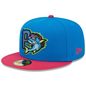 ニューエラ メンズ 帽子 アクセサリー Pensacola Blue Wahoos New Era Theme Nights Pensacola Mullets Alternate 1 59FIFTY Fitted Hat 