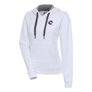 アンティグア レディース パーカー・スウェットシャツ アウター Minnesota Vikings Antigua Women's Victory Pullover Hoodie White