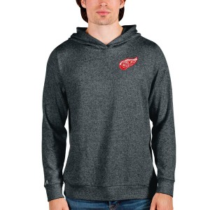 アンティグア メンズ パーカー・スウェットシャツ アウター Detroit Red Wings Antigua Team Absolute Pullover Hoodie Heathered Charco