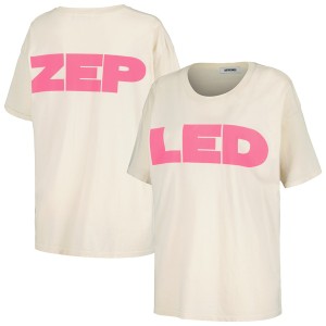 デイドリーマー レディース Tシャツ トップス Led Zeppelin Daydreamer Women's Block Letters Merch TShirt White