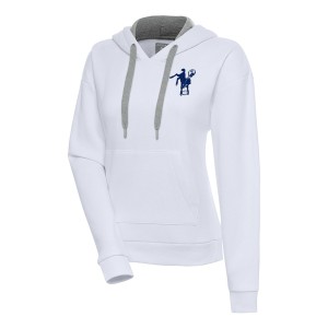 アンティグア レディース パーカー・スウェットシャツ アウター Indianapolis Colts Antigua Women's Throwback Logo Victory Pullover H