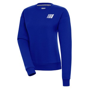 アンティグア レディース パーカー・スウェットシャツ アウター NASCAR Antigua Women's Victory Pullover Sweatshirt Royal