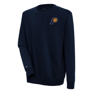 アンティグア メンズ パーカー・スウェットシャツ アウター Indiana Pacers Antigua Victory Pullover Sweatshirt Navy