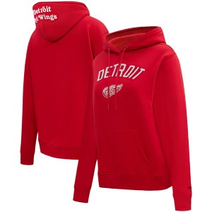 プロスタンダード レディース パーカー・スウェットシャツ アウター Detroit Red Wings Pro Standard Women's Classic Chenille Pullover