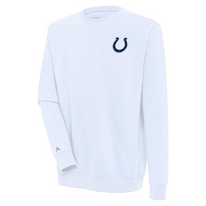 アンティグア メンズ パーカー・スウェットシャツ アウター Indianapolis Colts Antigua Victory Pullover Sweatshirt White