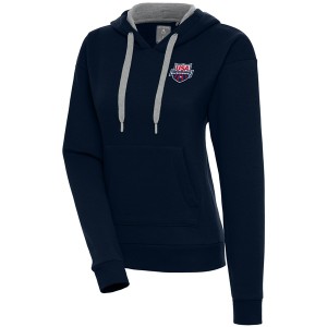 アンティグア レディース パーカー・スウェットシャツ アウター USA Swimming Antigua Women's Victory Pullover Hoodie Navy