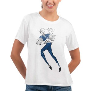 カールバンクス レディース Tシャツ トップス Indianapolis Colts GIII 4Her by Carl Banks Women's Play The Ball TShirt White