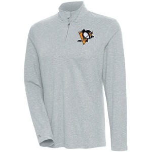 アンティグア レディース パーカー・スウェットシャツ アウター Pittsburgh Penguins Antigua Women's Confront QuarterZip Pullover Top