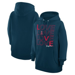 カールバンクス レディース パーカー・スウェットシャツ アウター Los Angeles Angels GIII 4Her by Carl Banks Women's Love Graphic Fl