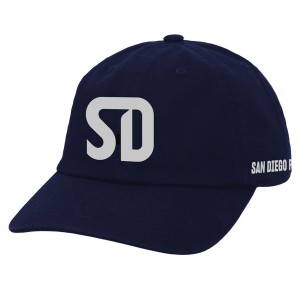 ミッチェル&ネス メンズ 帽子 アクセサリー San Diego FC Mitchell & Ness Unisex Monogram Adjustable Dad Hat Navy