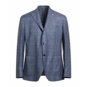 ルイジ・ビアンキ・マントヴァ メンズ ジャケット＆ブルゾン アウター Suit jackets Sky blue