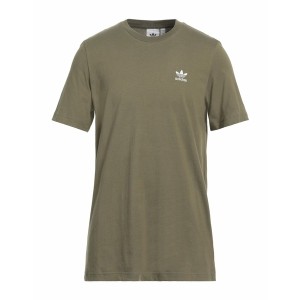 アディダスオリジナルス メンズ Tシャツ トップス T-shirts Military green