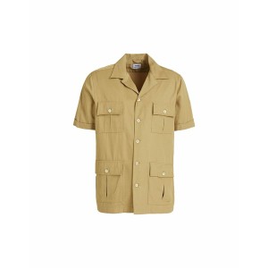 アスペジ メンズ シャツ トップス Shirts Khaki