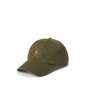 ラルフローレン メンズ 帽子 アクセサリー STRETCH-COTTON TWILL BALL CAP Dark green