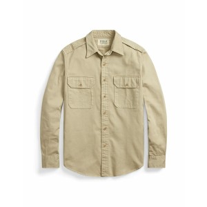 ラルフローレン メンズ シャツ トップス CLASSIC FIT TWILL SHIRT Sand