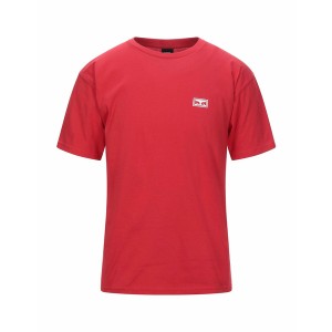 オベイ メンズ Tシャツ トップス T-shirts Red