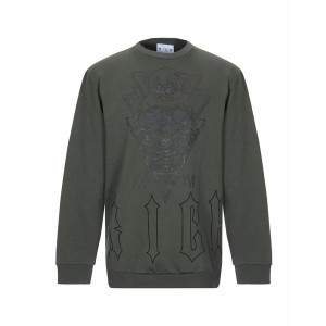 ジョン リッチモンド メンズ パーカー・スウェットシャツ アウター Sweatshirts Dark green