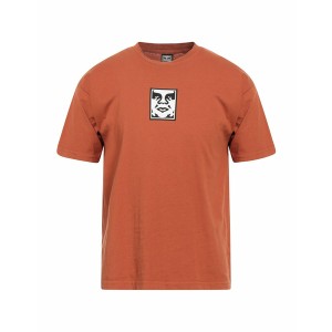 オベイ メンズ Tシャツ トップス T-shirts Rust
