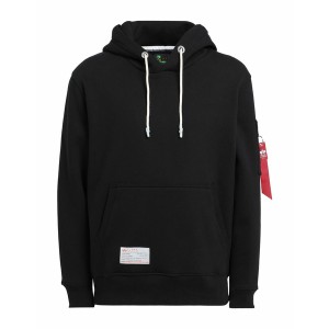 アルファインダストリーズ メンズ パーカー・スウェットシャツ アウター Sweatshirts Black