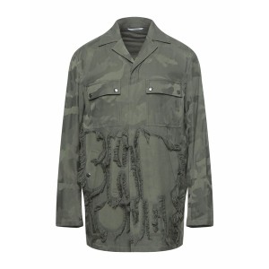 ヴァレンティノ メンズ シャツ トップス Shirts Military green