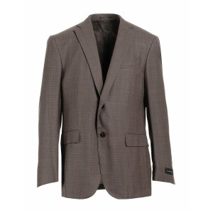ゼニア メンズ ジャケット＆ブルゾン アウター Suit jackets Brown