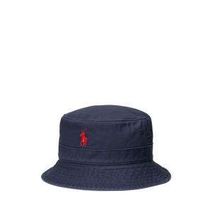 ラルフローレン メンズ 帽子 アクセサリー COTTON CHINO BUCKET HAT Midnight blue