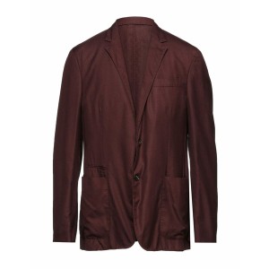 ゼニア メンズ ジャケット＆ブルゾン アウター Suit jackets Burgundy