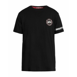 アルファインダストリーズ メンズ Tシャツ トップス T-shirts Black