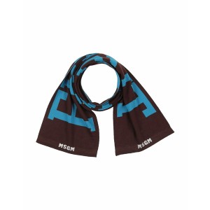 エムエスジイエム メンズ マフラー・ストール・スカーフ アクセサリー Scarves Cocoa