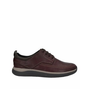 クラークス メンズ ドレスシューズ シューズ Lace-up shoes Burgundy