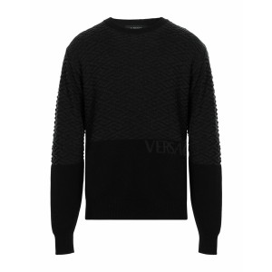 ヴェルサーチ メンズ ニット&セーター アウター Sweaters Black